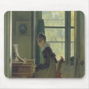Mousepad Interior de uma sala de jantar, detalhe de uma