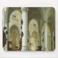 Interior do Oude Kerk em Delft