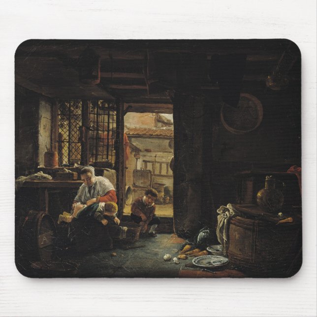 Mousepad Interior rústico (Frente)