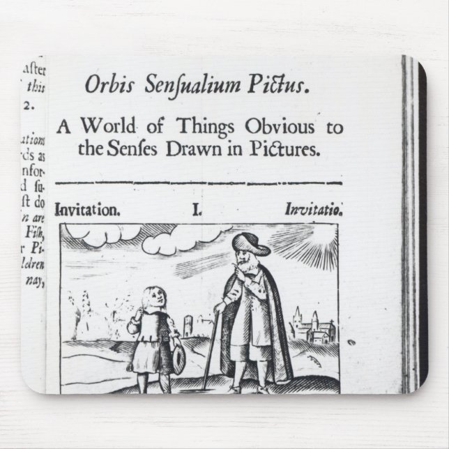 Mousepad Introdução 'a Orbis Sensualium Pictus (Frente)