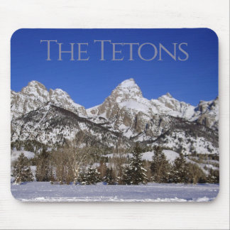 Mousepad Inverno de Cross Country no Parque Nacional Grand