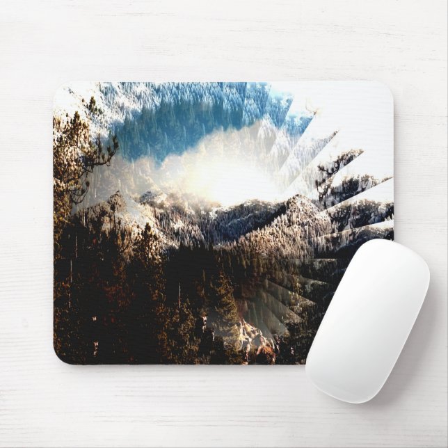Mousepad Inverno nas montanhas.... (Com mouse)
