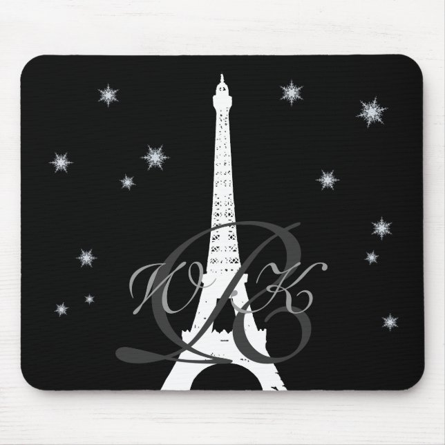 Mousepad Inverno no Pad do Mouse em Paris (Frente)