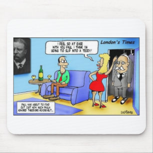 Mousepad Inverta Em Um Ursinho... Roosevelt Engraçado Dará