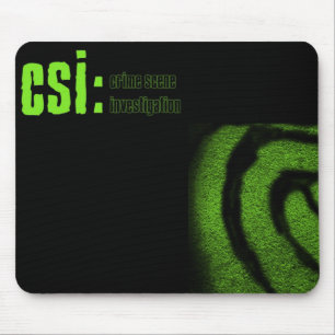 Mousepad investigação da cena do crime do csi