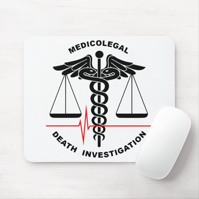 Mousepad Investigação de Morte Médica (Com mouse)