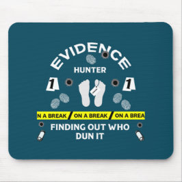 Mousepad Investigador de criminalística científica forense