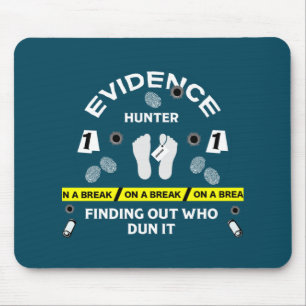 Mousepad Investigador de criminalística científica forense