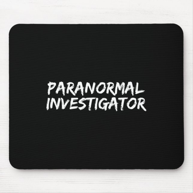 Mousepad Investigador Paranormal Fantasma caçando o Hallowe (Frente)