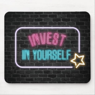 Mousepad Invista No Seu Próprio Sinal Neon