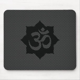 Mousepad Ioga da espiritualidade de OM Lotus no estilo da