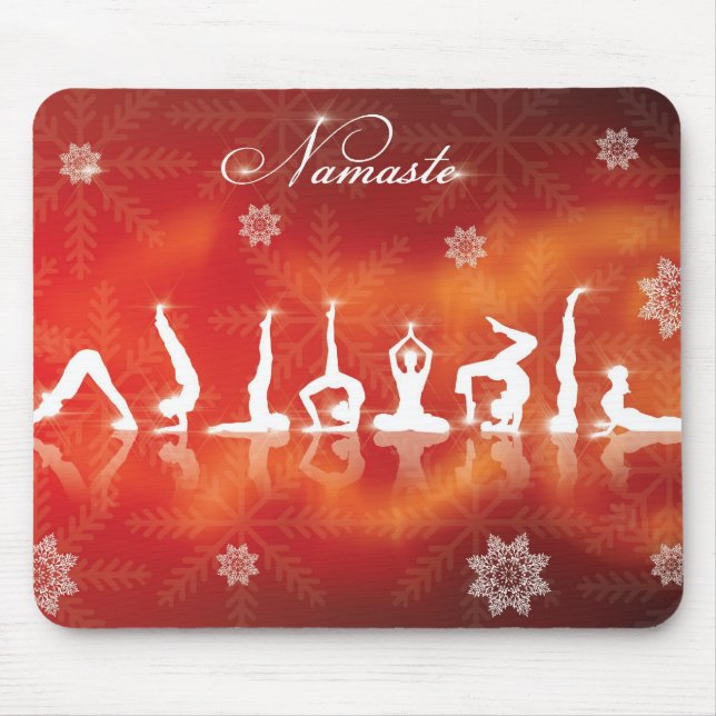 Mousepad Ioga do Natal (Frente)
