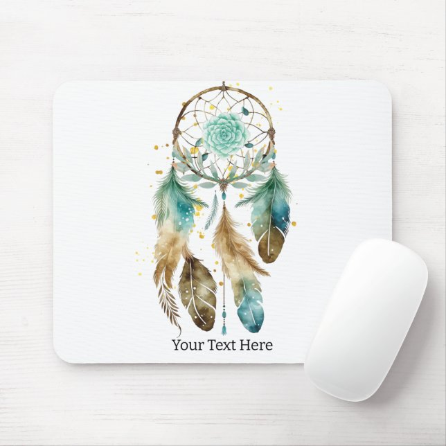 Mousepad Ioga Metafísica Espiritual de Dreamcatcher Mística (Com mouse)