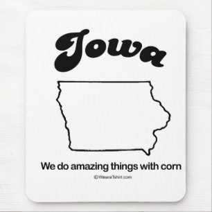 Mousepad IOWA - de "t-shirt e engrenagem da DIVISA do