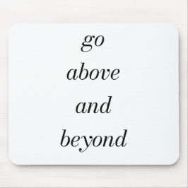 Mousepad Ir Acima E Além Da Placa Do Mouse