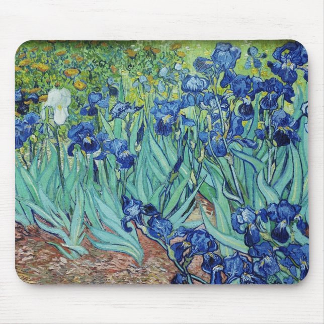 Mousepad Íris de Vincent van Gogh (Frente)
