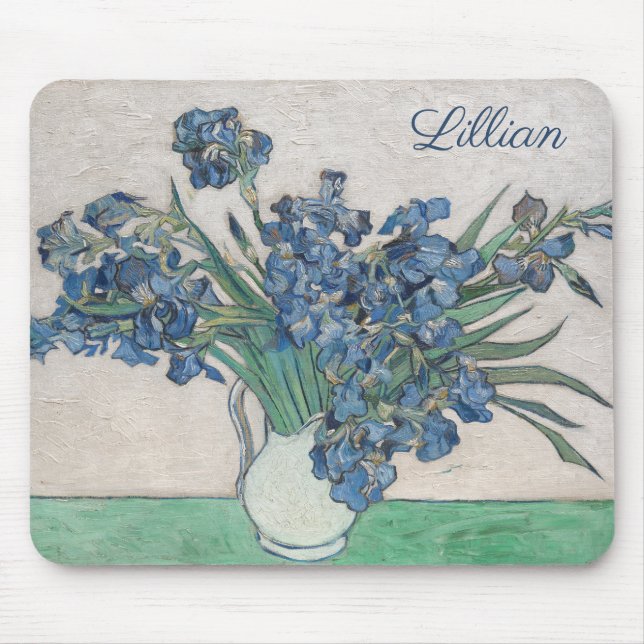 Mousepad Irises, de van Gogh: (Frente)
