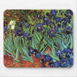 Mousepad Írises de Vincent van Gogh, Arte do Jardim de Vint