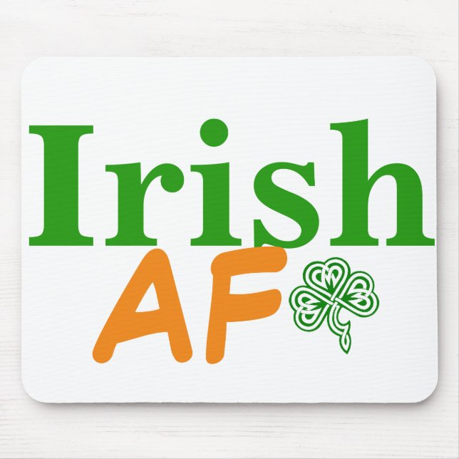 Mousepad Irish AF Funny (Frente)