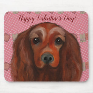 Mousepad Irish Red Setter