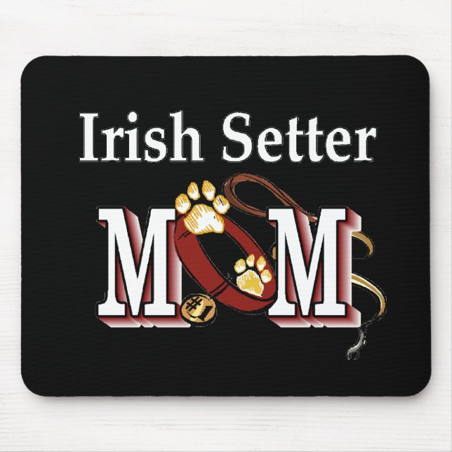 Mousepad Irish Setter Mãe Gifts (Frente)