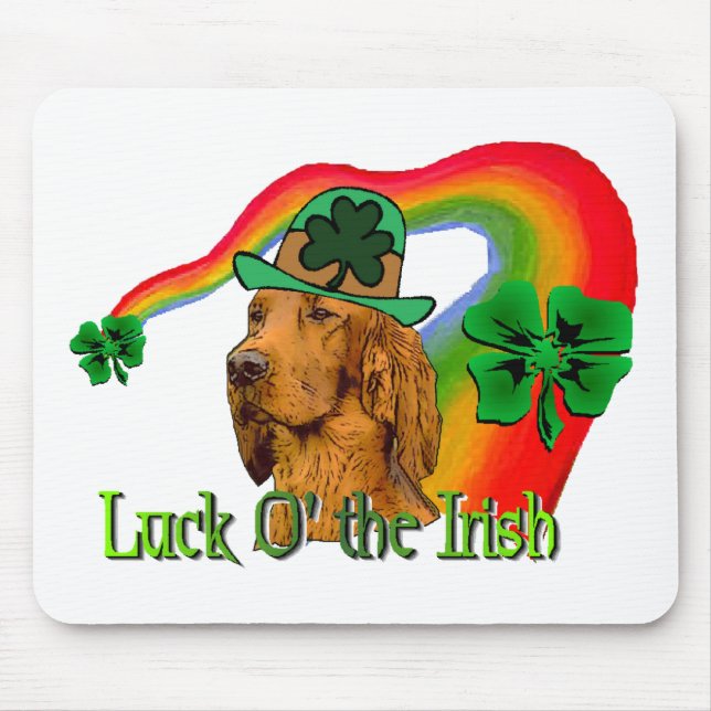 Mousepad Irish Setter St Patricks (Frente)
