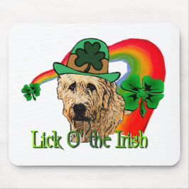 Mousepad Irish Wolfhound St Patricks