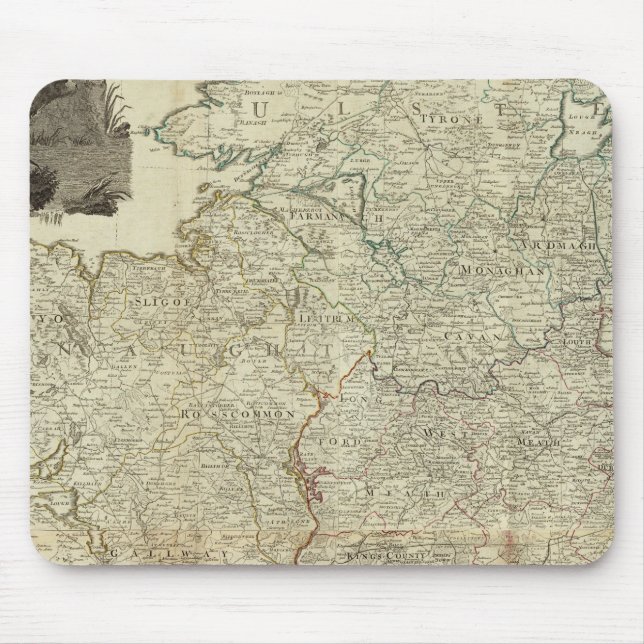 Mousepad Irlanda composta (Frente)