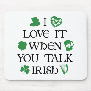 Mousepad Irlandês da conversa a mim