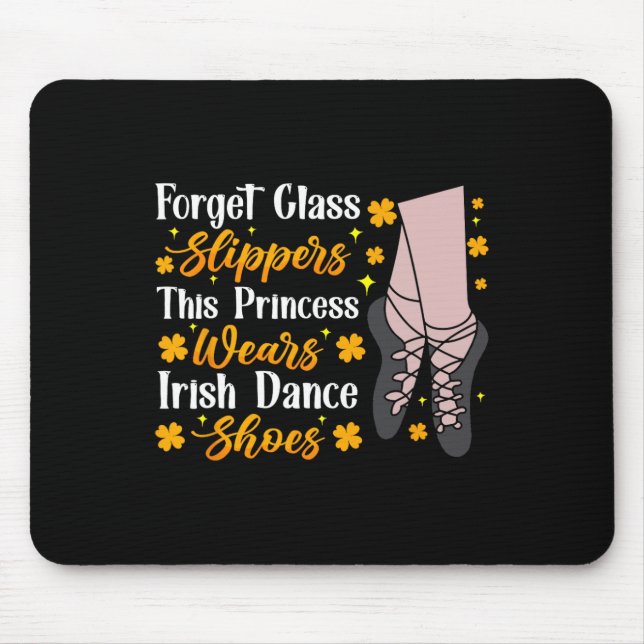 Mousepad Irlandês Dançando Esta Princesa Veste Dança Da Tor (Frente)