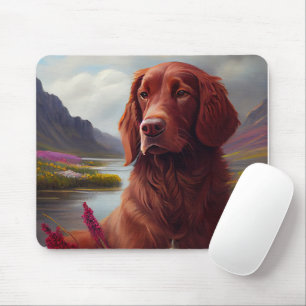 Mousepad Irlandês Vermelho em um Paddle: Uma Aventura Cênic