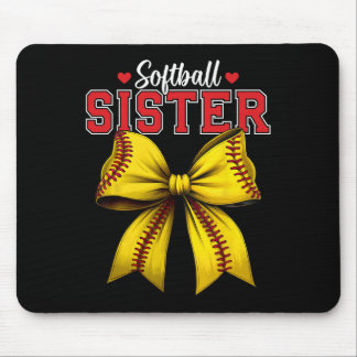Mousepad Irmã de Softbol Coquete Mulheres Softbol Garotas M