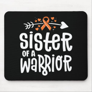 Mousepad Irmã De Um Cancer De Leucemia Da Família Laranja G