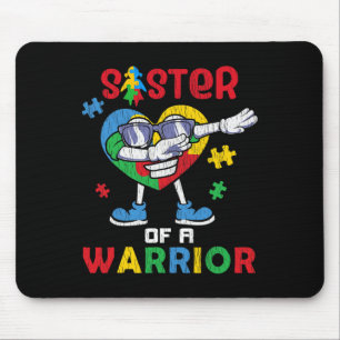 Mousepad Irmã De Um Guerreiro Crianças Autistas Sensibiliza