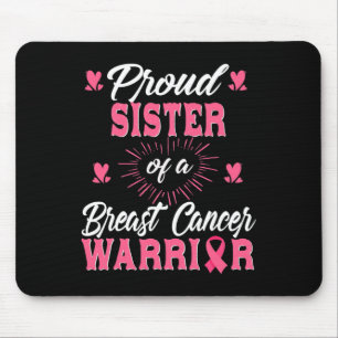 Mousepad Irmã De Uma Consciência Do Guerreiro Do Cancer Da