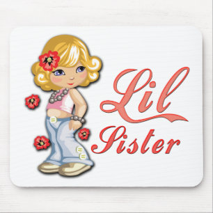 Mousepad Irmã e Flores da LIttle