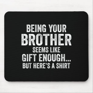 Mousepad Irmã Engraçada Citação de Humor Sarcástico de Irmã