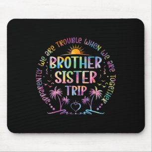 Mousepad Irmã Irmã Correspondente Tie Dye Irmão E Irmã