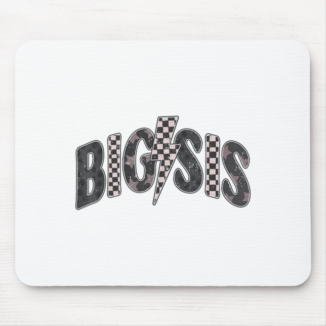Mousepad Irmã mais velha xadrez anúncio de nova irmã relâmp (Frente)