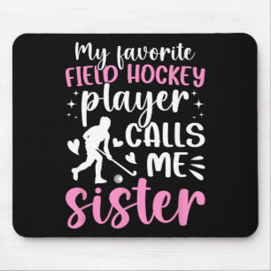 Mousepad Irmã Orgulhosa de Hockey de Campo de um Jogador de
