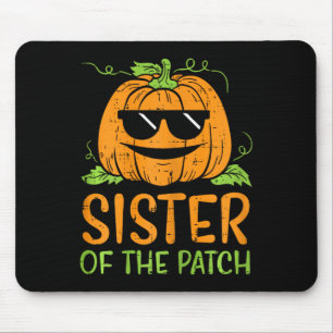 Mousepad Irmã Pumpkin Da Família Patch Halloween Sis G