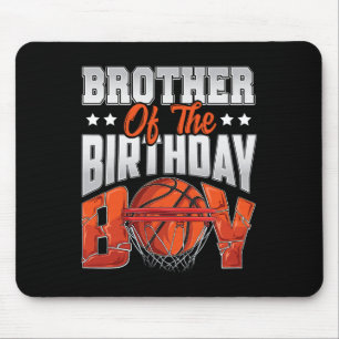 Mousepad Irmão Bysketbyll Família Birthday Boy Byller B-da