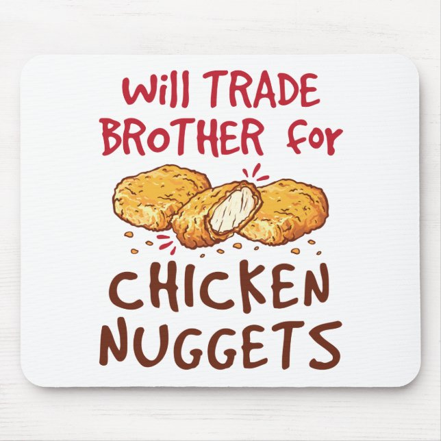 Mousepad Irmão Comercializado para Nuggets de Frango (Frente)