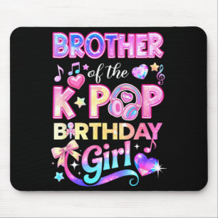 Mousepad Irmão das garotas de aniversário do k-pop música c