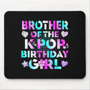 Mousepad Irmão das Meninas de Aniversário do K-Pop Música C
