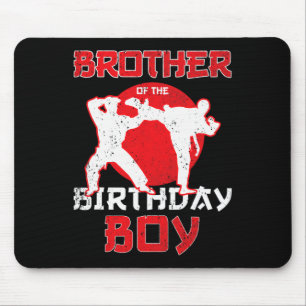 Mousepad Irmão Do Aniversário Karate Taekwondo Boy Marti
