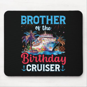 Mousepad Irmão Do Barco De Aniversário Divertido Presente D