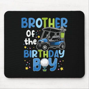 Mousepad Irmão Do Golfe Garoto De Aniversário Pensava Corre