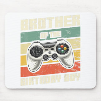 Mousepad Irmão Do Jovens Jogadores De Aniversário