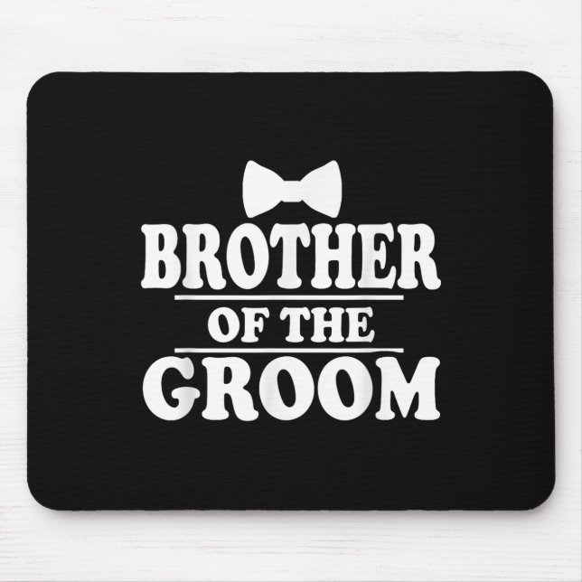 Mousepad Irmão Do Noivo Casamento Despedida De Solteiro Eng (Frente)